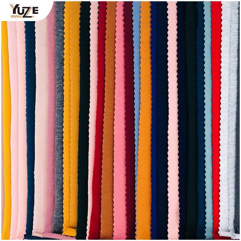 YZK-080029 40S CTN Span Jersey com enzima lavagem