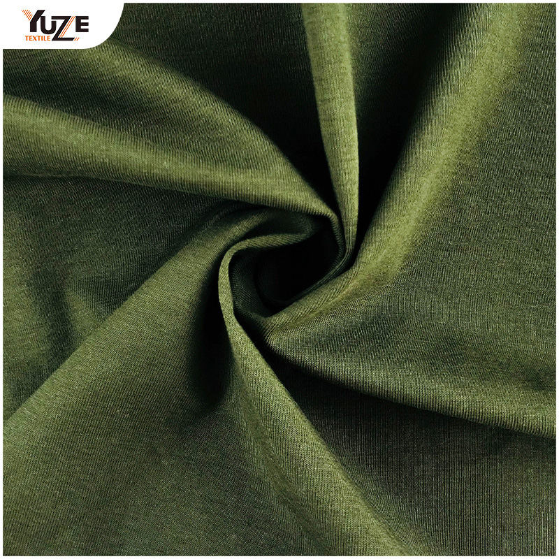 YZK-080029 40S CTN Span Jersey com enzima lavagem