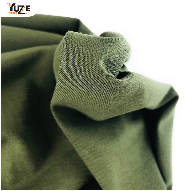 YZK-080029 40S CTN Span Jersey com enzima lavagem