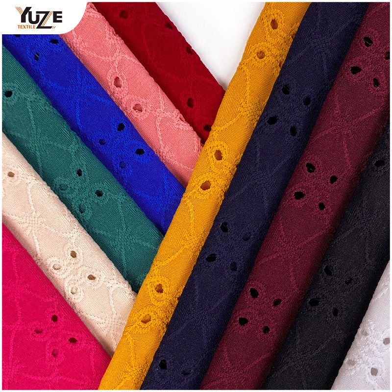 YZK-030030 DTY SPANDEX JACQ com buracos