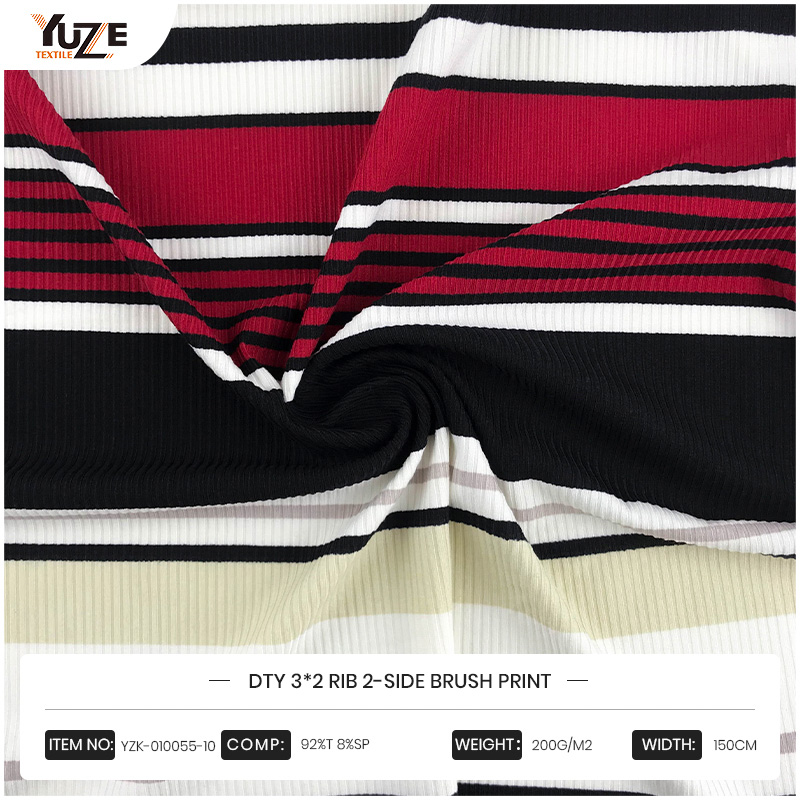 O processo de impressão de Shaoxing Yuze Textile Co., Ltd's YZK-010055-10 Fabric