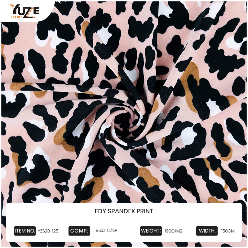 YZS20-125 Impressão de spandex fdy
