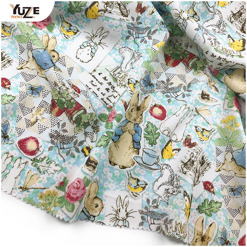 YZW-020612-10 Rayon Poplin Print