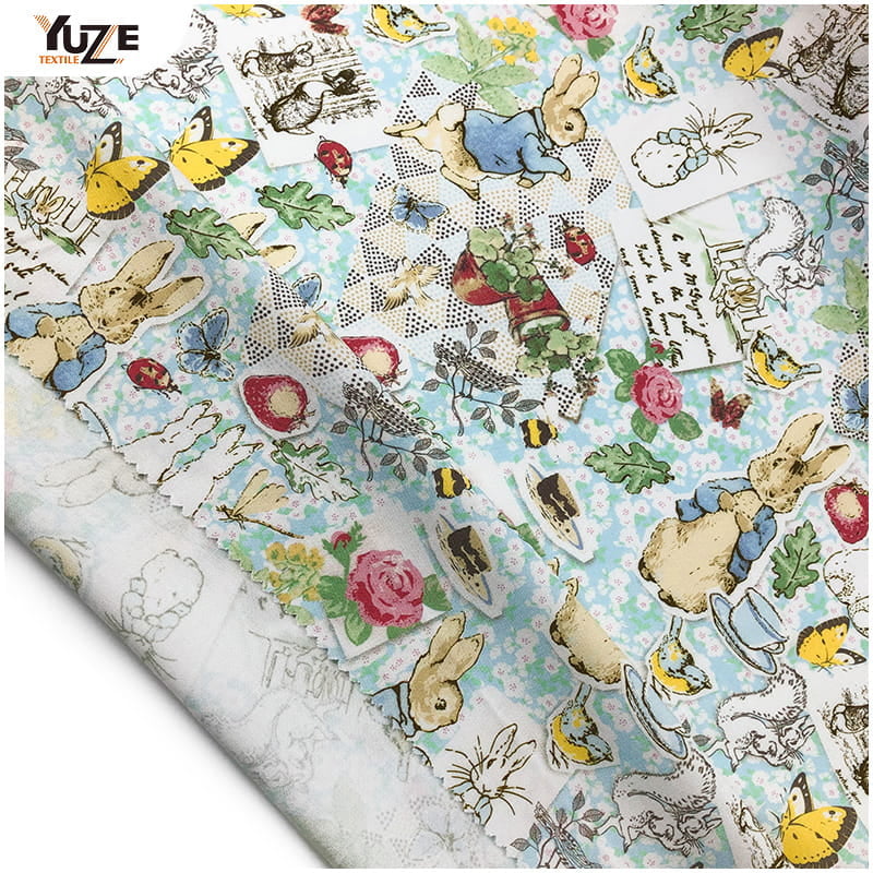 YZW-020612-10 Rayon Poplin Print