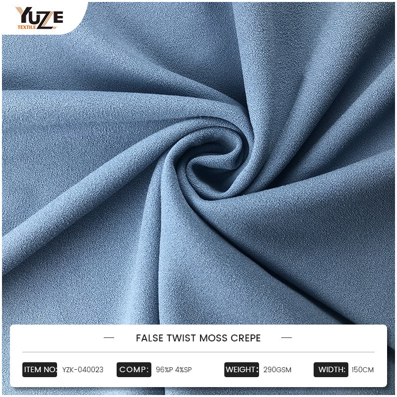 YZK-040023 Falso Twist Moss Crepe