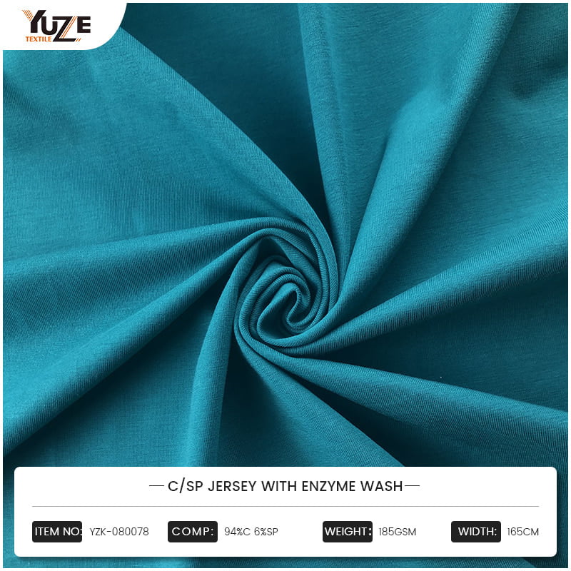 Jersey CSP YZK-080078 com lavagem enzimática