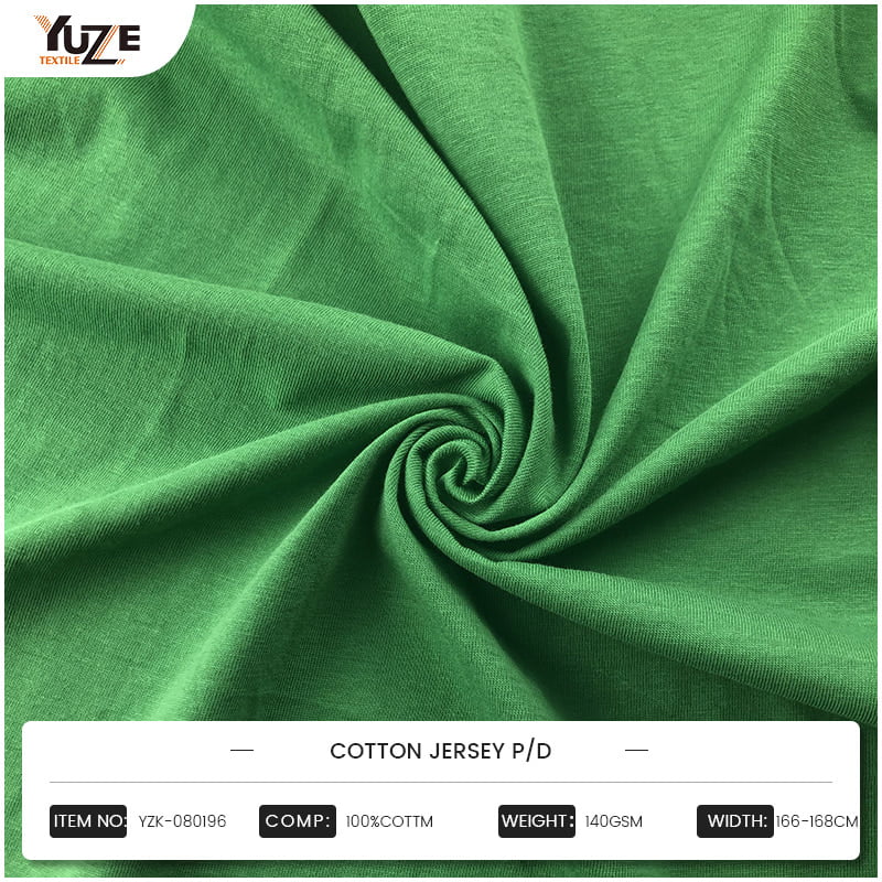 YZK-080196 Jersey de algodão P/D