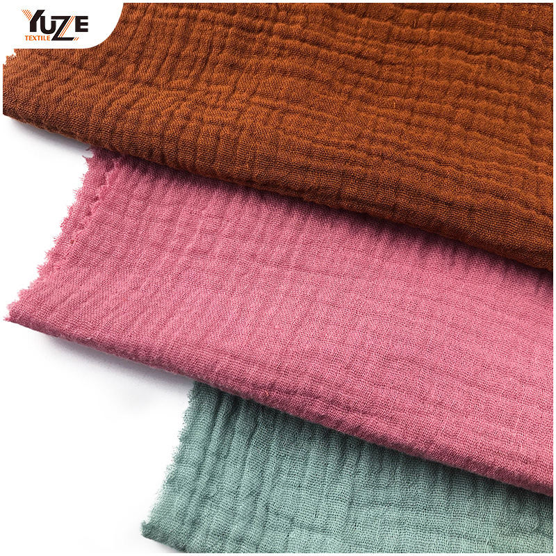 Como o Crepe Cotton tecido afeta a sensação e a textura do tecido?