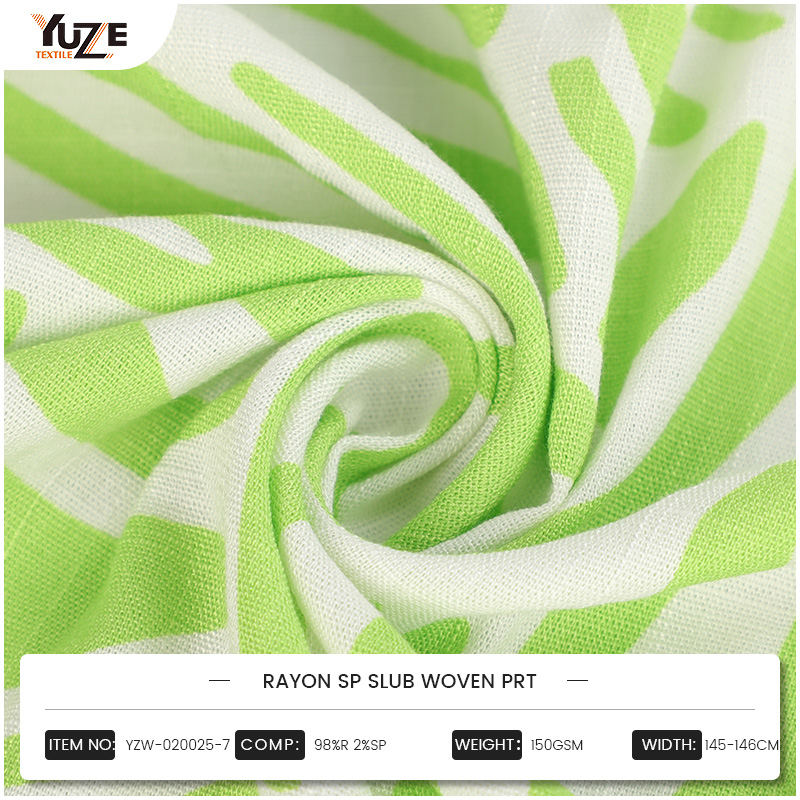 YZW-020025-7 RAYON SP SLUB TELE